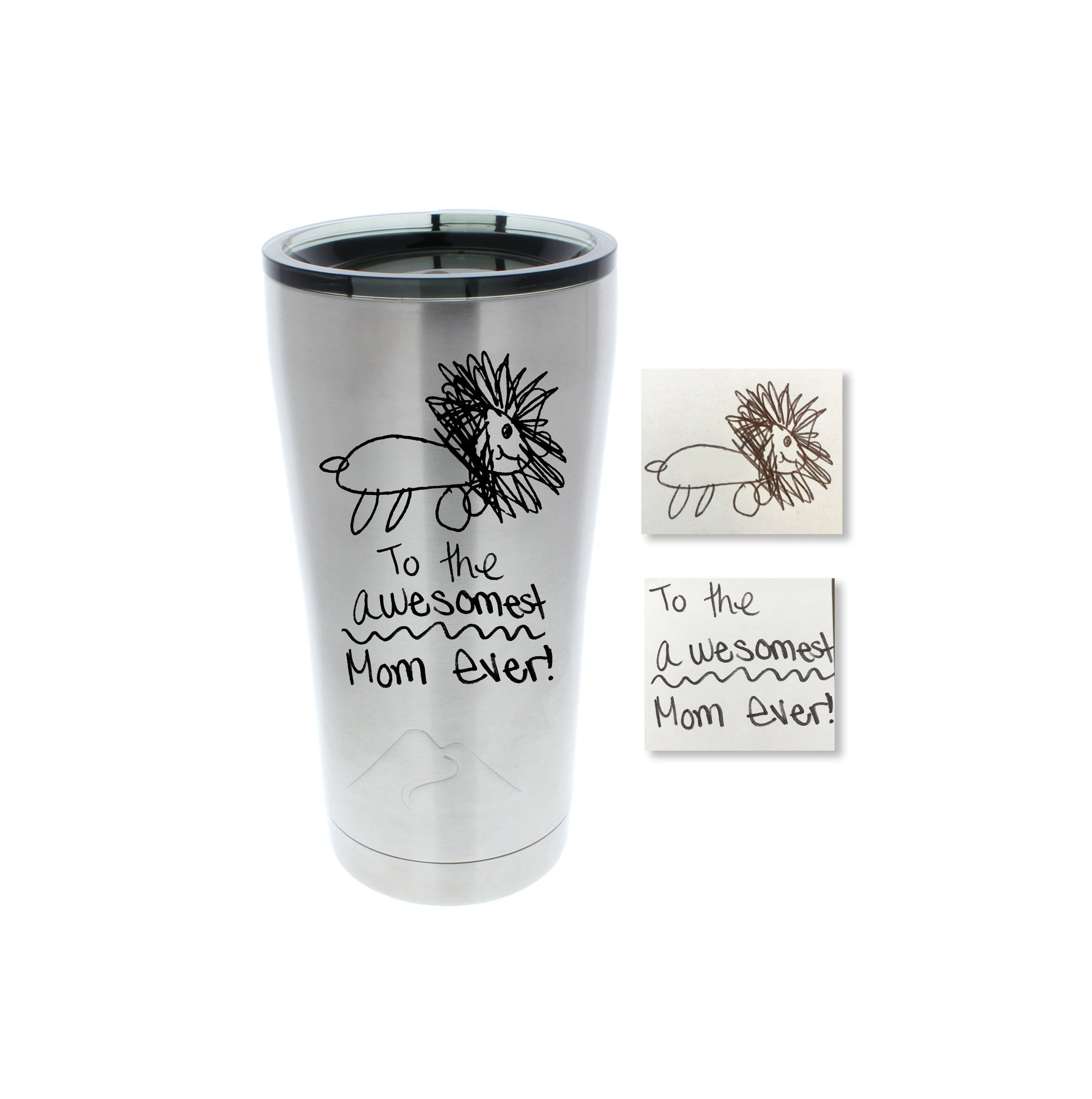 Child's Drawing Engraved YETI Rambler Tumbler Father's Day