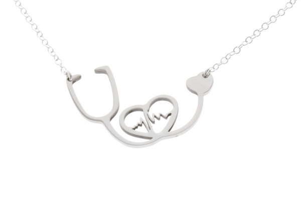 Heart EKG Stethoscope Necklace – Anomaly Creations & Designs, Inc.